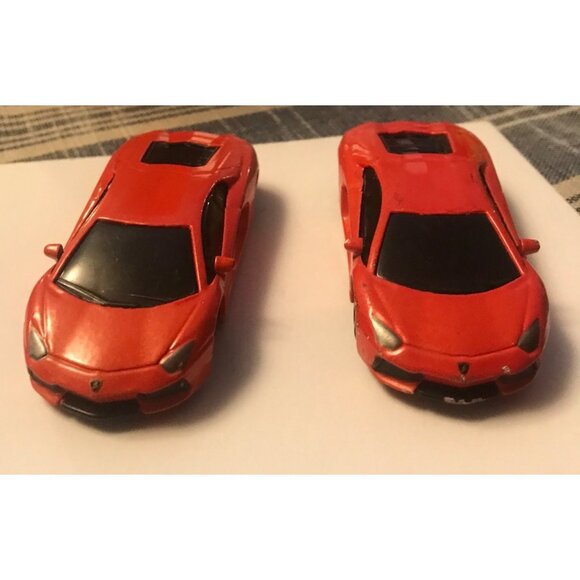 Hot Wheels Set 2 Red Lamborghini Aventador Cars 2018 Mattel 1:64 Scale Diecast - Picture 2 of 12